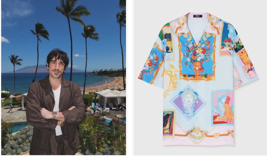 Original photo with clothing to change