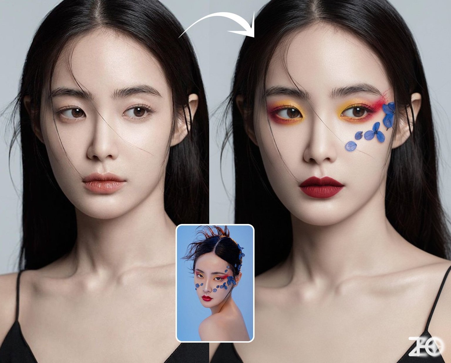 Virtual makeup try-on demonstration